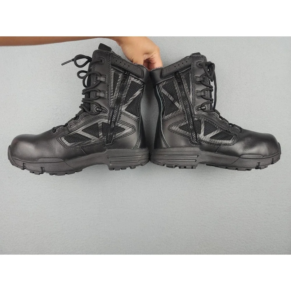 Belleville Tactical Research Boots Mens Size 6.5R Black Side Zip TR998ZWPCT